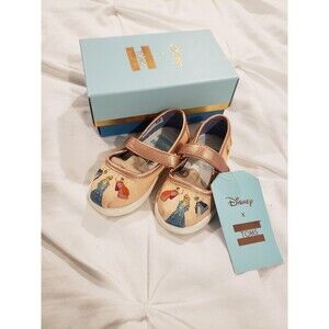 NWT TOMS + Disney Sleeping Beauty Toddler Mary Jane Shoes Tiny 6